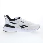 Reebok Nano Gym Mens White Mesh Lace Up Cross Training Athletic Shoes