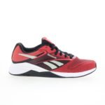 Reebok Nano X4 Mens Red Mesh Lace Up Cross Training Athletic Shoes