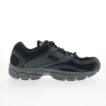Reebok Premier Trinity Mens Black Mesh Lace Up Lifestyle Sneakers Shoes