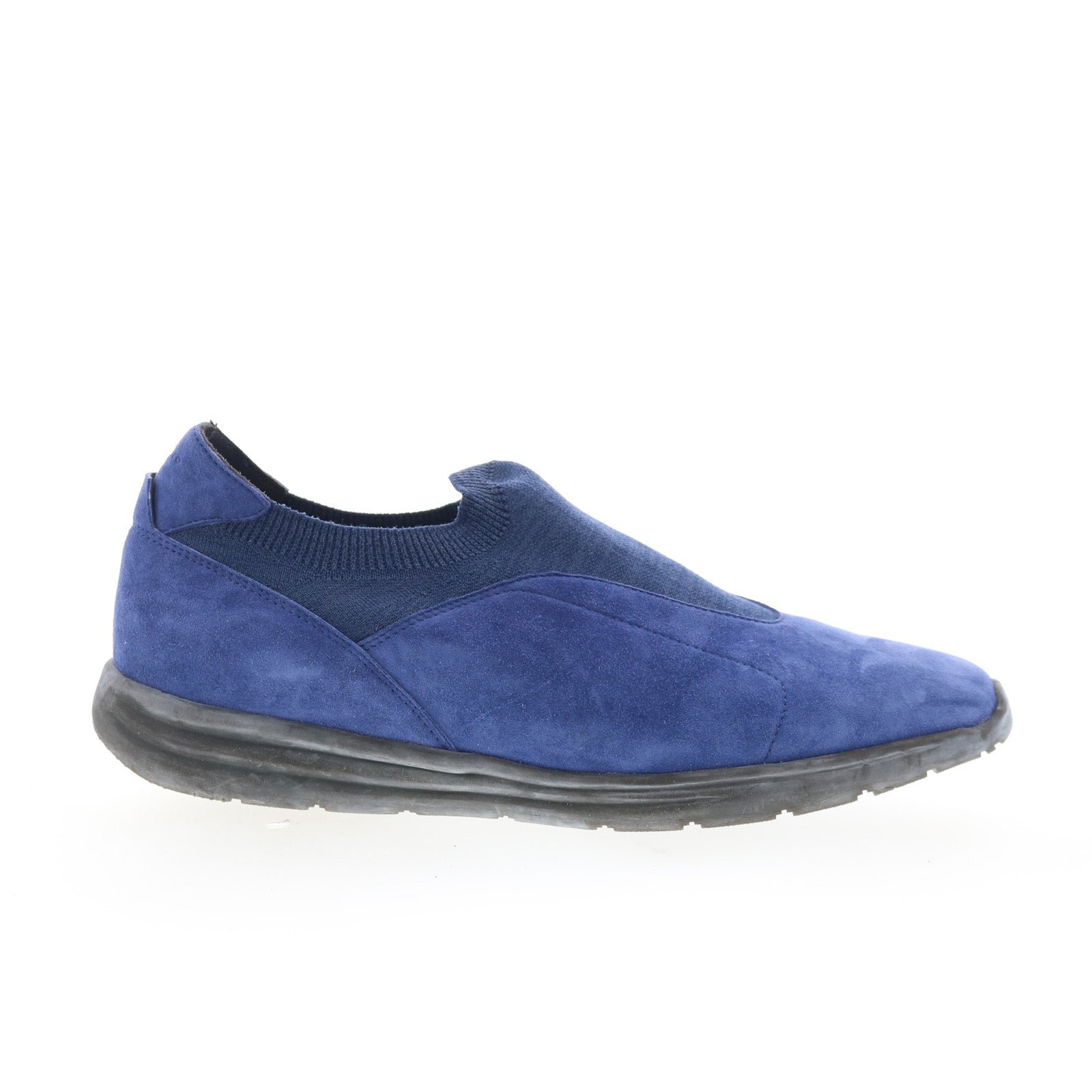 Macerata_Navy_Pacifico_01_a3134e53-2267-4bae-8b08-faf2374aac64 Di Bianco Macerata Mens Blue Suede Slip On Lifestyle Sneakers Shoes - Image 1